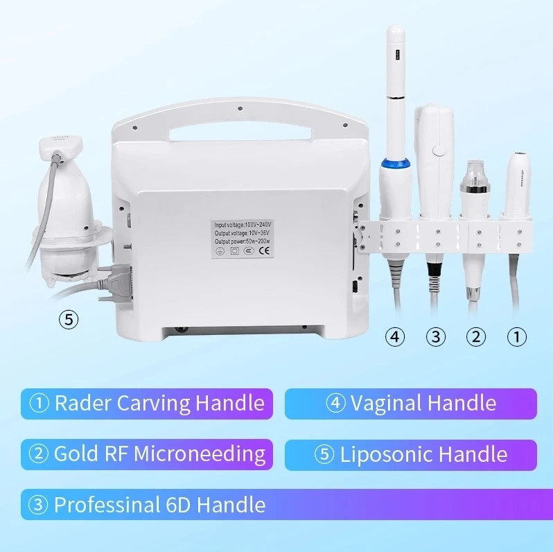 6 in 1 Hifu Ultrasound Beauty Machine 4