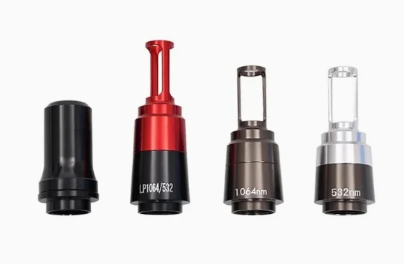 Nd yag laser working heads